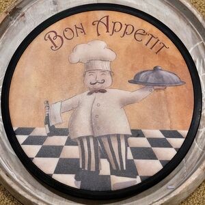 BON APPETIT - 12" Lazy Susan EUC